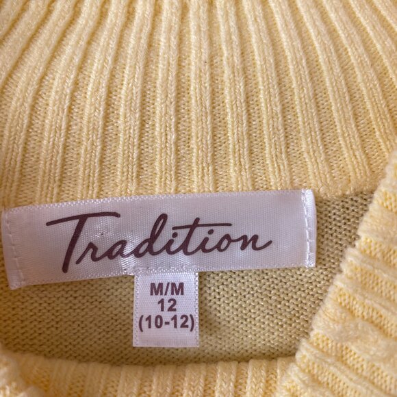 Pale Yellow Spring Sweater Medium - Picture 3 of 5